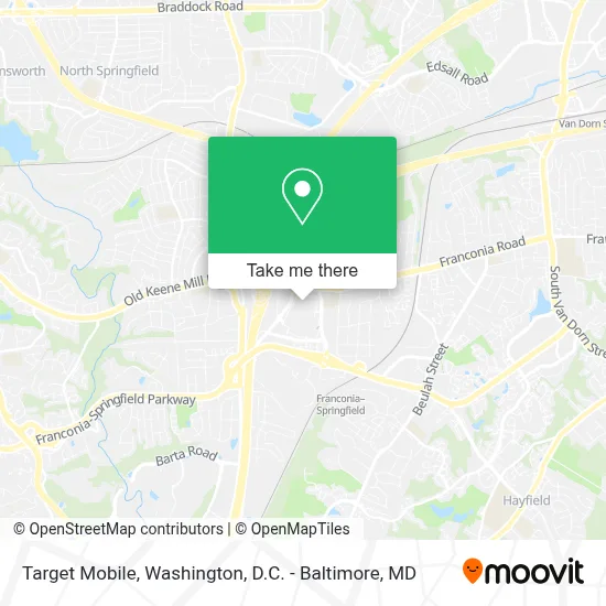 Target Mobile map