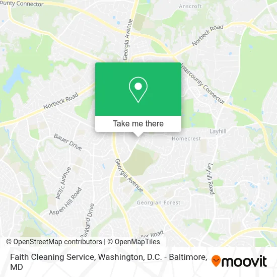 Faith Cleaning Service map
