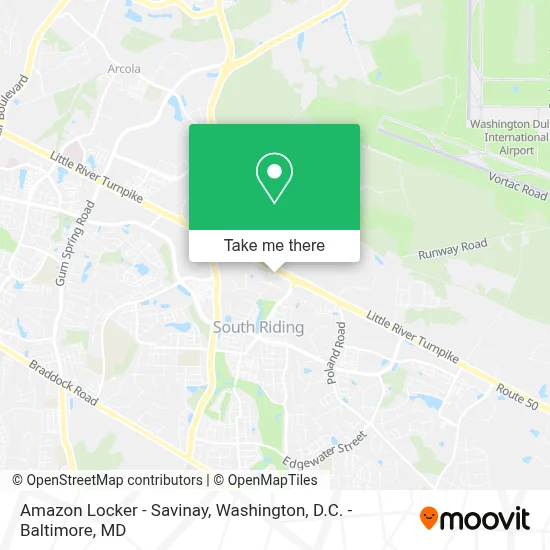Amazon Locker - Savinay map