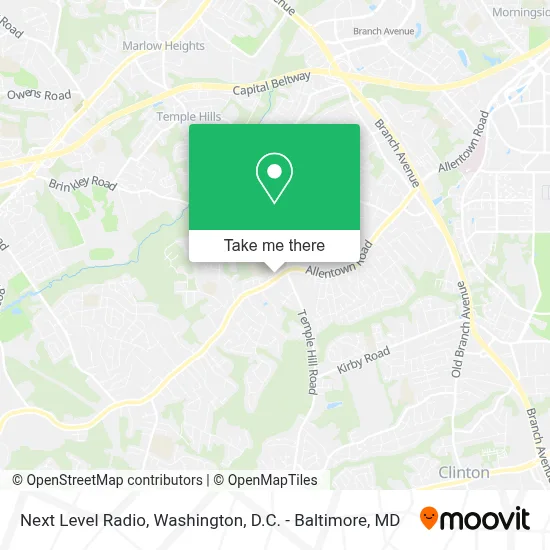 Next Level Radio map