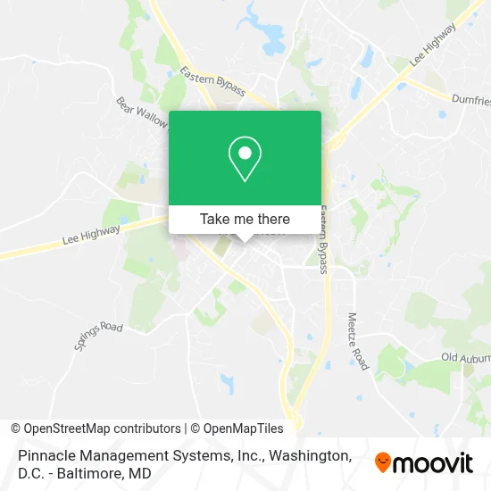 Pinnacle Management Systems, Inc. map