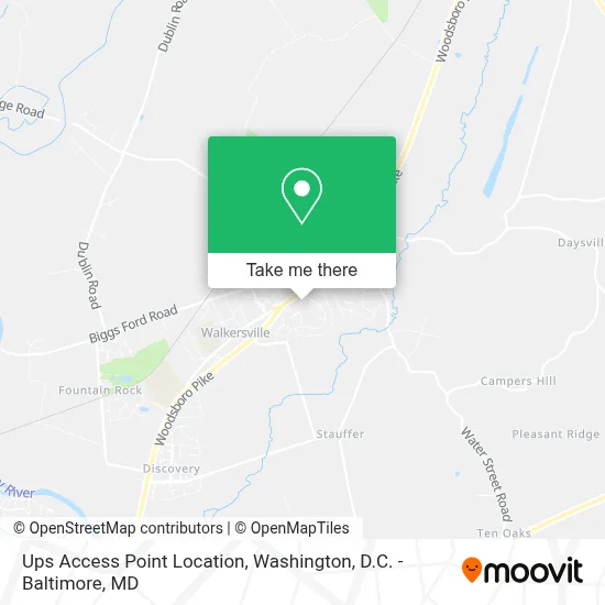Ups Access Point Location map