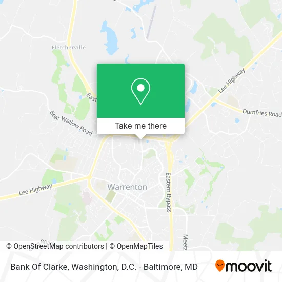 Bank Of Clarke map