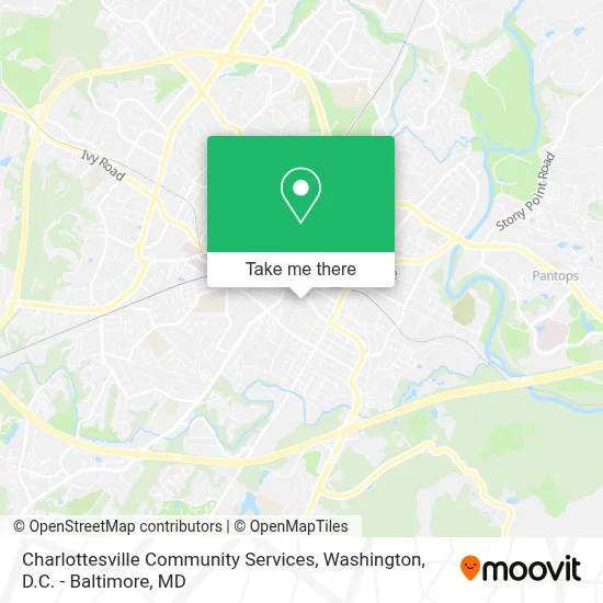 Charlottesville Community Services map