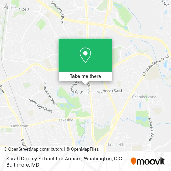 Sarah Dooley School For Autism map