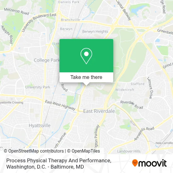 Process Physical Therapy And Performance map