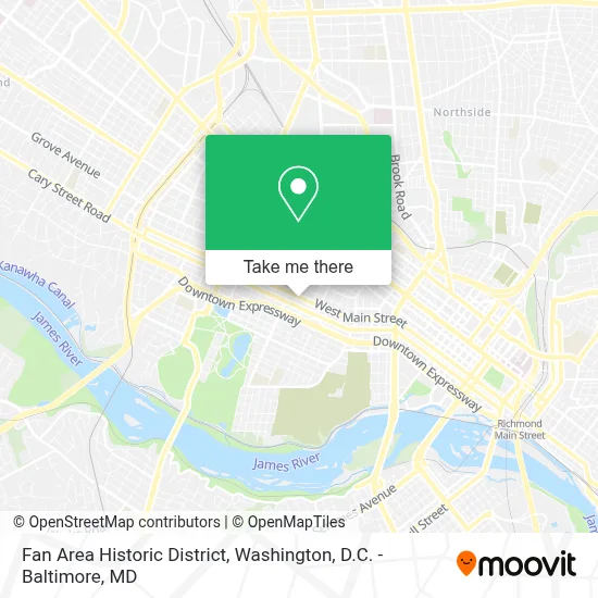 Fan Area Historic District map