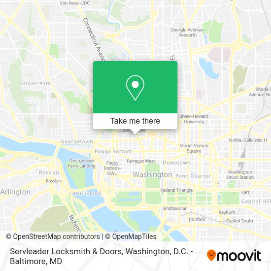 Servleader Locksmith & Doors map