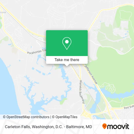 Carleton Falls map