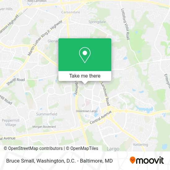 Bruce Small map