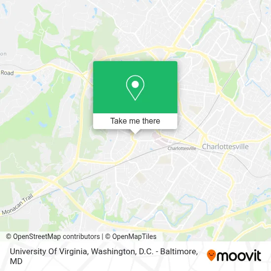 University Of Virginia map