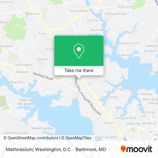 Mathnasium map