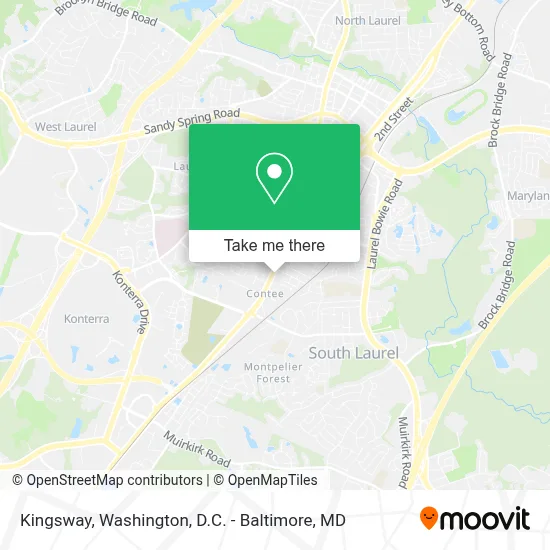 Kingsway map