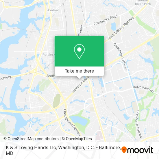 K & S Loving Hands Llc map