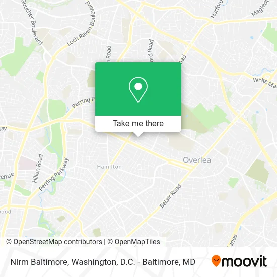 Nlrm Baltimore map