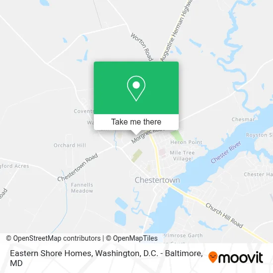 Eastern Shore Homes map