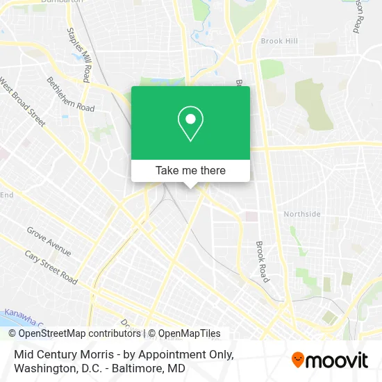 Mid Century Morris - by Appointment Only map