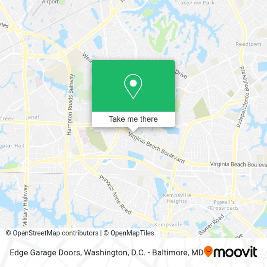Edge Garage Doors map