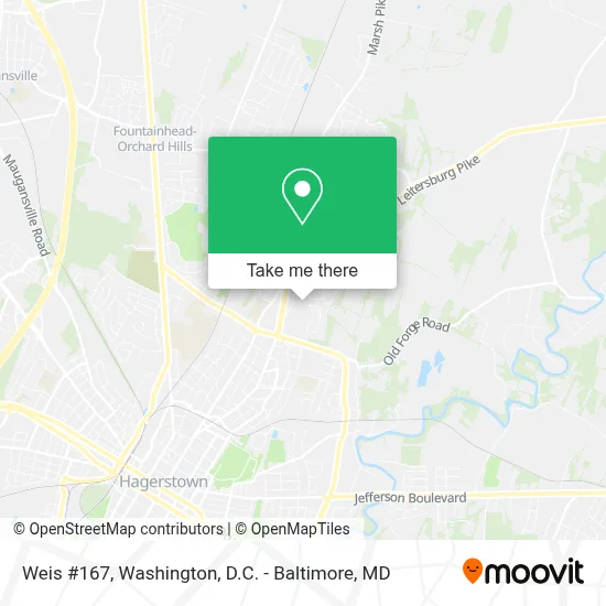 Weis #167 map