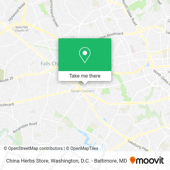China Herbs Store map