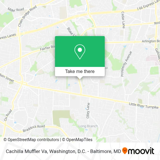 Cachilla Muffler Va map