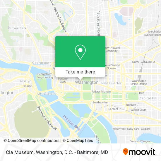Cia Museum map