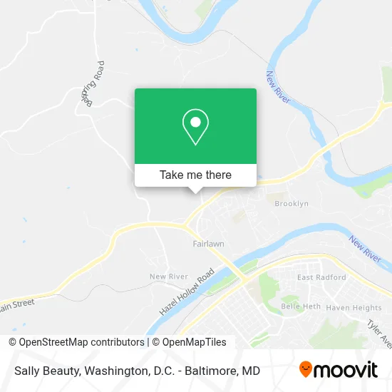 Sally Beauty map