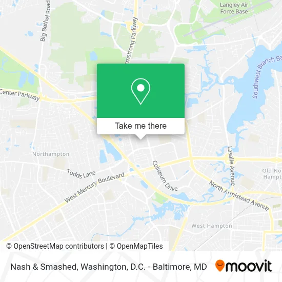 Nash & Smashed map