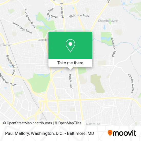 Paul Mallory map