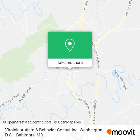 Virginia Autism & Behavior Consulting map