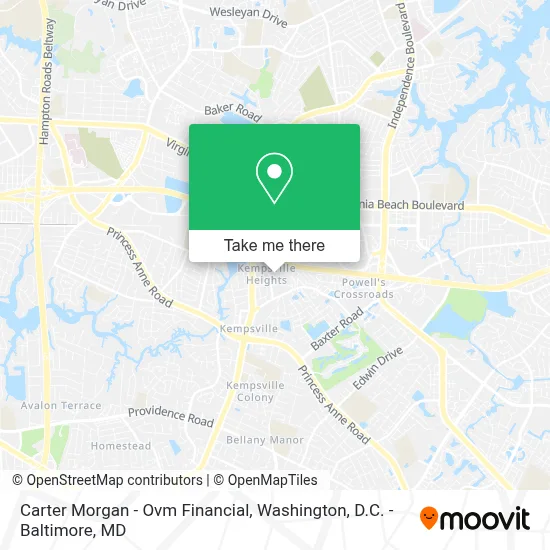 Carter Morgan - Ovm Financial map