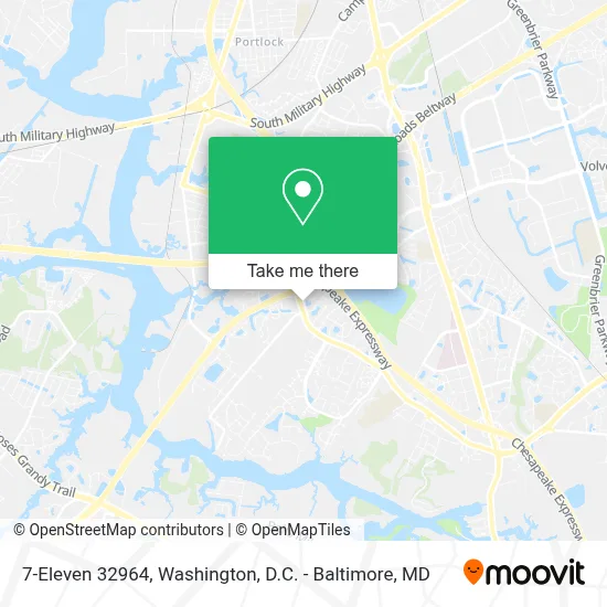 7-Eleven 32964 map