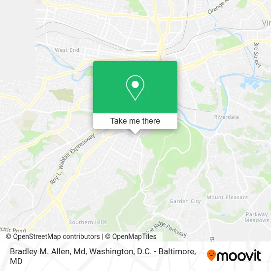 Bradley M. Allen, Md map