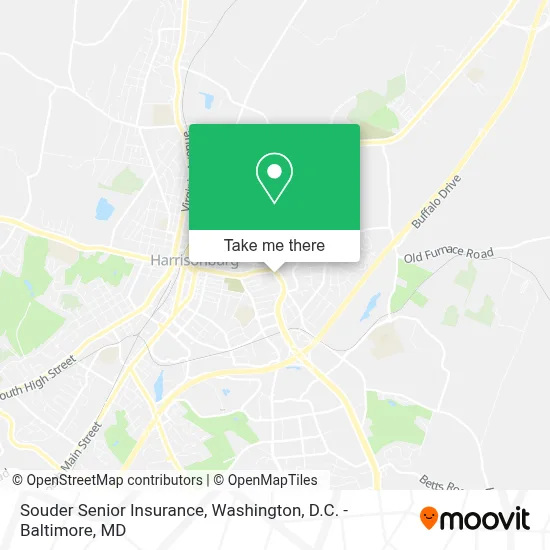 Souder Senior Insurance map