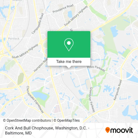 Cork And Bull Chophouse map