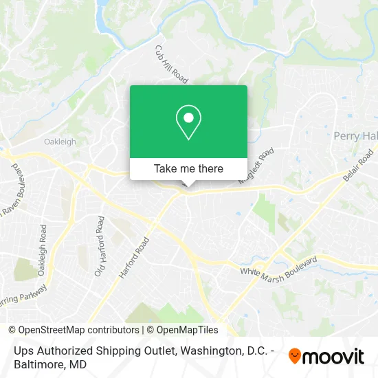 Ups Authorized Shipping Outlet map