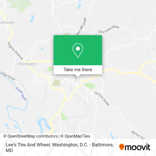 Lee's Tire And Wheel map