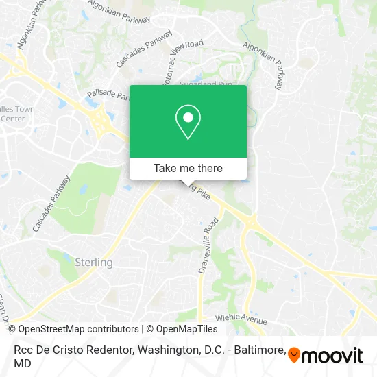 Rcc De Cristo Redentor map