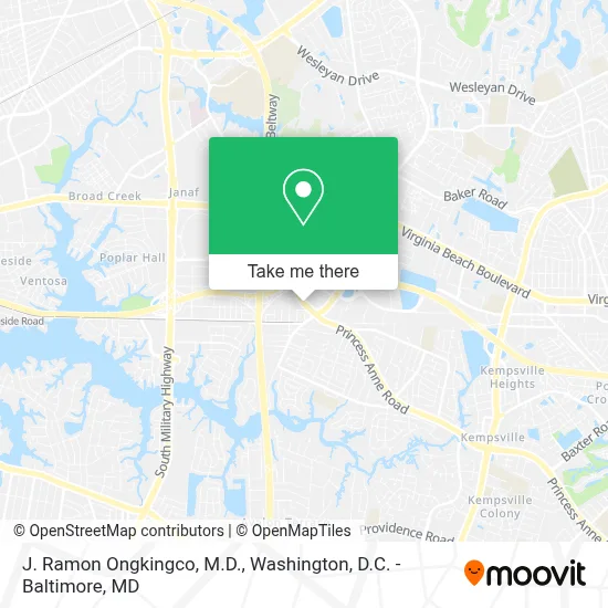 J. Ramon Ongkingco, M.D. map