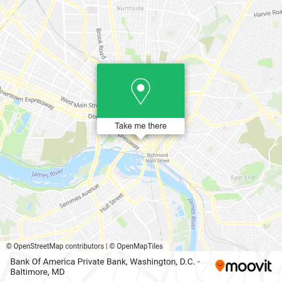 Bank Of America Private Bank map