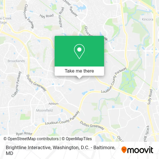 Brightline Interactive map