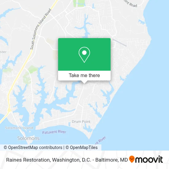 Raines Restoration map
