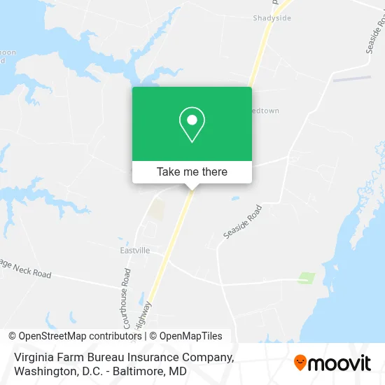 Virginia Farm Bureau Insurance Company map