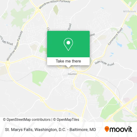 St. Marys Falls map