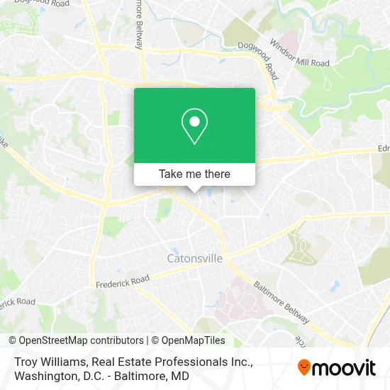 Troy Williams, Real Estate Professionals Inc. map