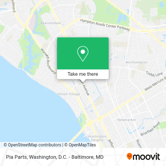 Pia Parts map