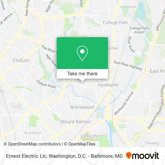 Ernest Electric Llc map