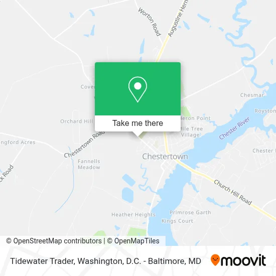 Tidewater Trader map