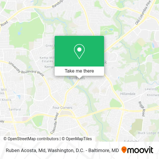 Ruben Acosta, Md map