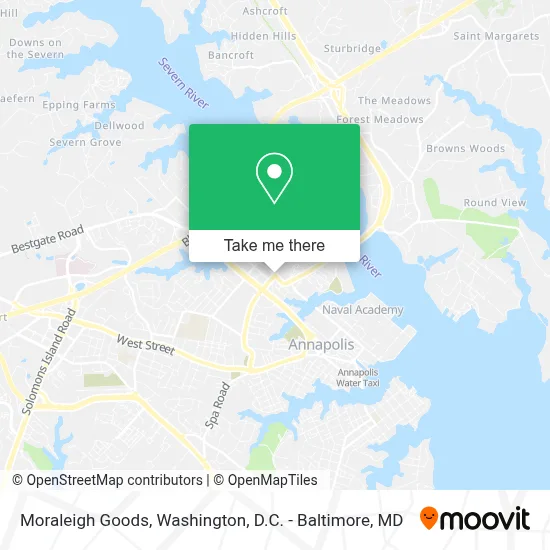 Moraleigh Goods map
